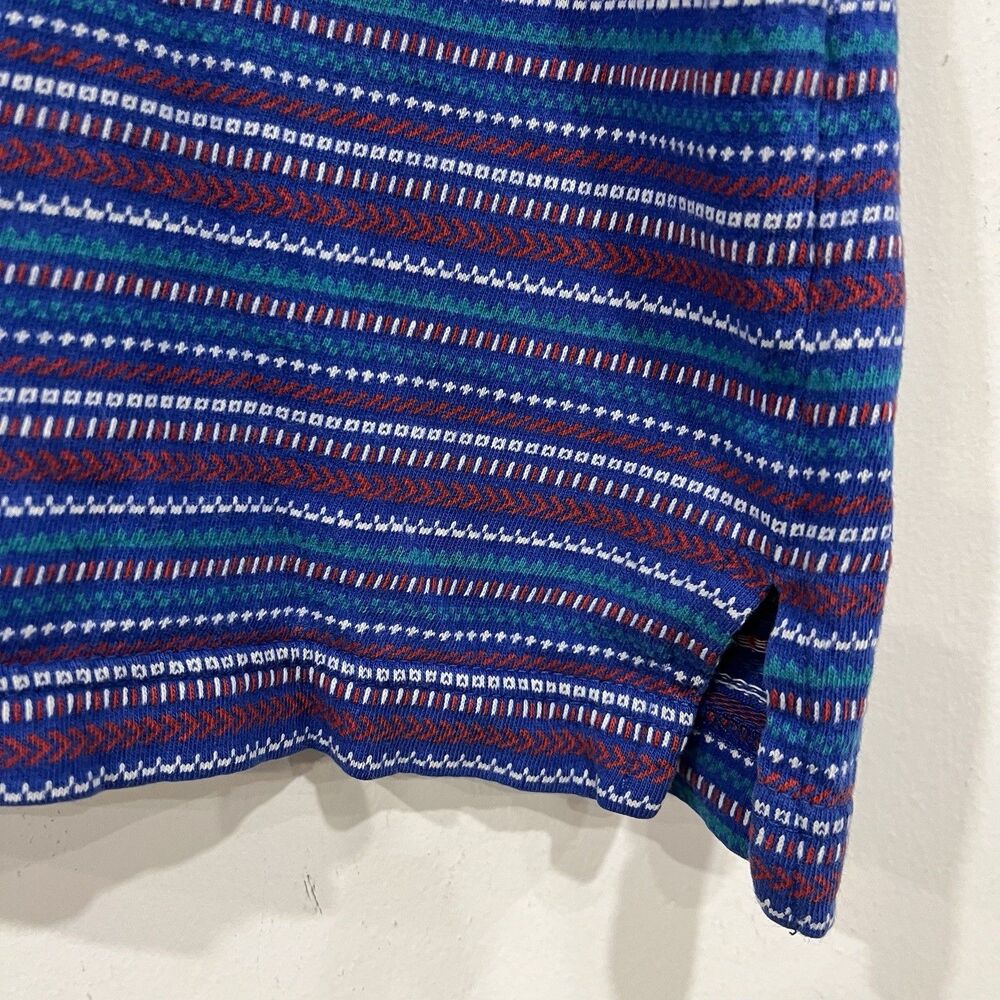 Vintage Liz Wear Cotton Striped Boxy Crop Top T Shirt Petite Small Retro - Picture 4 of 6